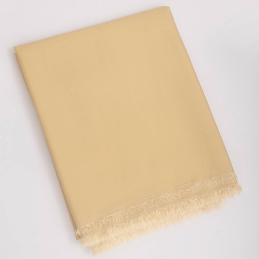 Men's Boski Wash & Wear Light yellowish Shalwar Kameez Fabric