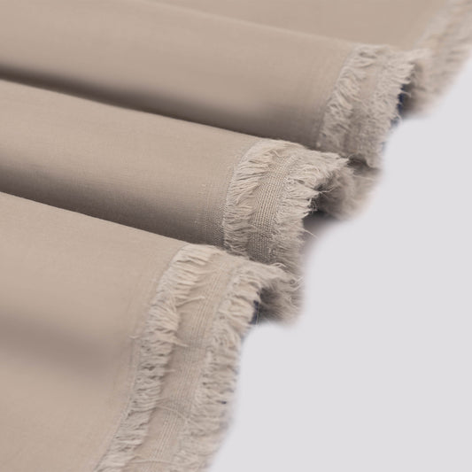 Men's Boski Wash & Wear Beige Shalwar Kameez Fabric