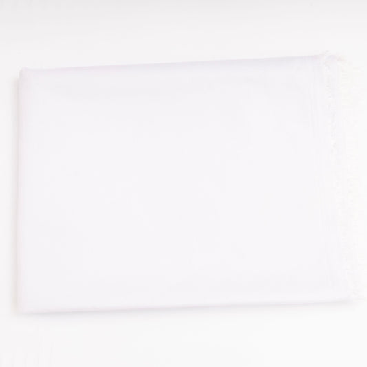 Men's Boski Wash & Wear Shalwar White Kameez Fabric