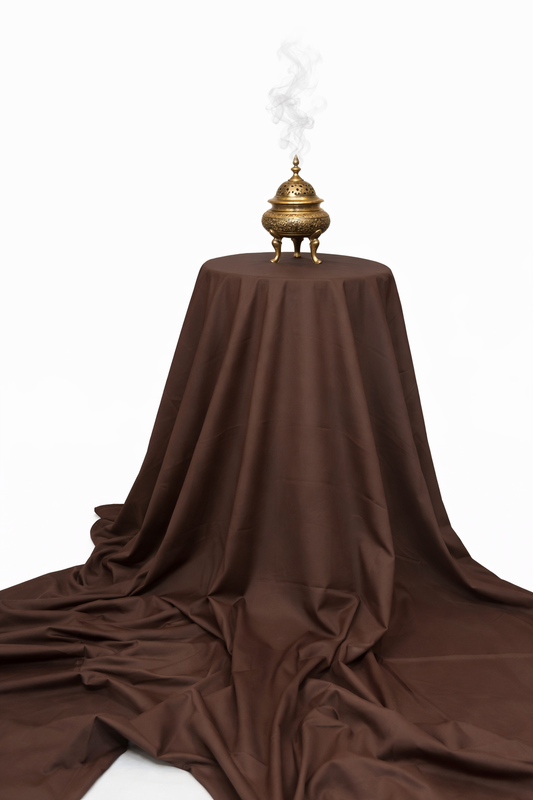 Men's Boski Wash & Wear Brown Shalwar Kameez Fabric